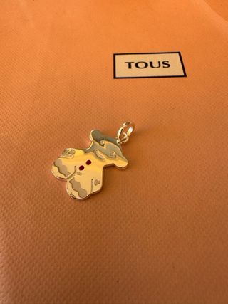 Colgante Oso Navideño Tous Plata