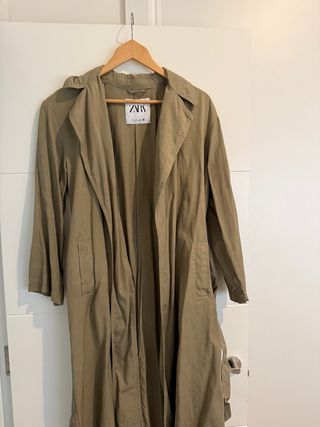 Gabardina Zara verde