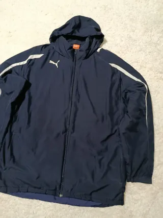 Piumino Puma Blu con Cappuccio