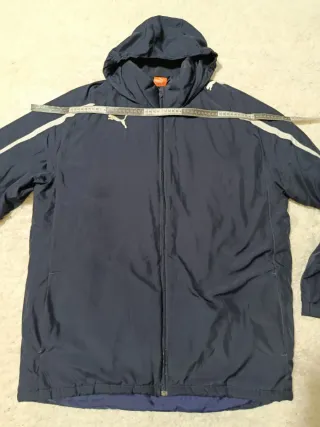 Piumino Puma Blu con Cappuccio