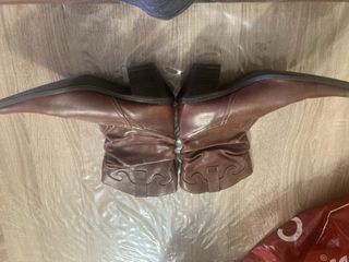 Botines de piel marrones para mujer