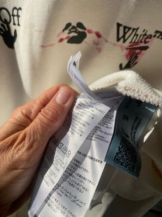 Felpa Off-White Bianca XXL Nuova
