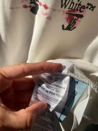 Felpa Off-White Bianca XXL Nuova