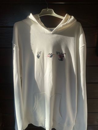 Felpa Off-White Bianca XXL Nuova