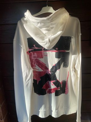 Felpa Off-White Bianca XXL Nuova