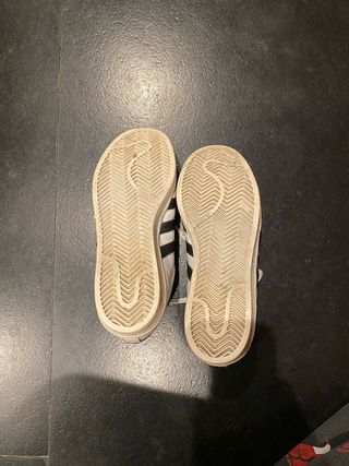 Zapatillas Adidas Superstar Mujer Doradas Blancas