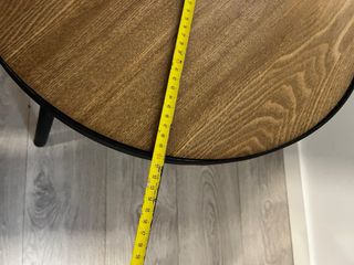 Mesa redonda madera y metal