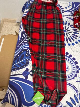 Pantalón pijama cuadros rojo XXL nuevo