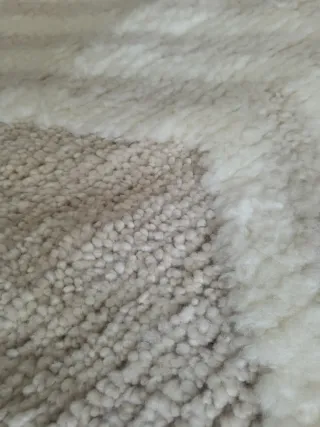 Tappeto 240x300 beige e bianco