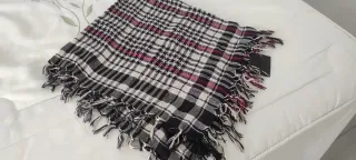 Pañuelo Palestino Fiesta Negro y Rosa