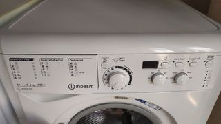 Lavadora Indesit 6kg 1000rpm clase A+A+A consumo