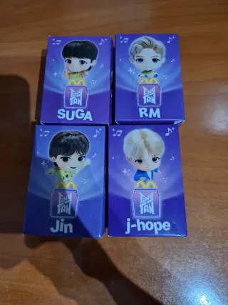 Cajitas McDonald's Tiny Tan BTS