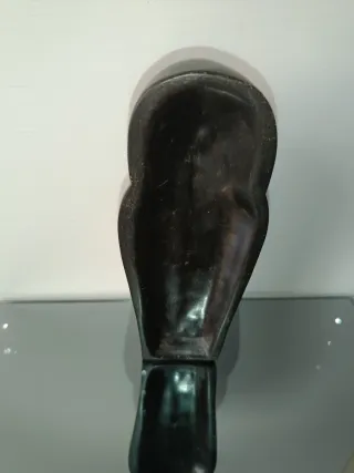 Statuetta Egizia Pietra Nera Vintage