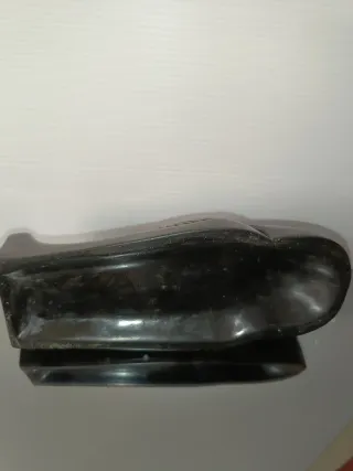 Statuetta Egizia Pietra Nera Vintage