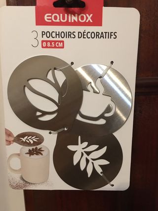 3 Chapas Decorativas Café 8.5cm