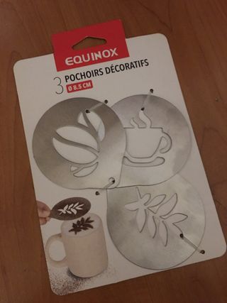 3 Chapas Decorativas Café 8.5cm