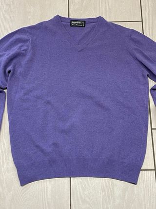 Maglione Bryan Ralph Lana Merino Viola