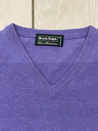 Maglione Bryan Ralph Lana Merino Viola