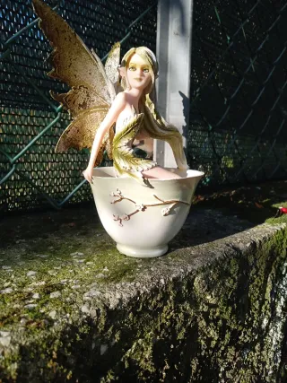 Tazzina Amy Brown oro e rosa