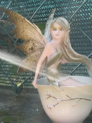 Tazzina Amy Brown oro e rosa