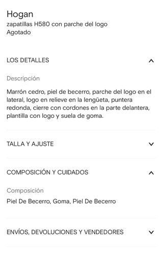 Zapatillas Hogan H580 Marrón