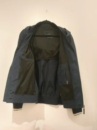 Cazadora Zara Hombre Talla L Azul