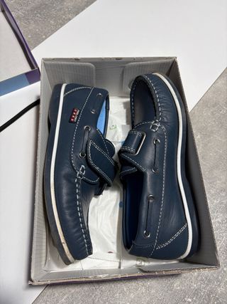 Zapatos náuticos niño azul tlla 33