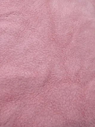 Faldilla mesa redonda rosa fleece