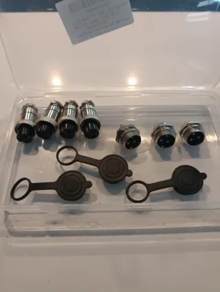 Conectores Aviación GX16 3 Pines Macho/Hembra