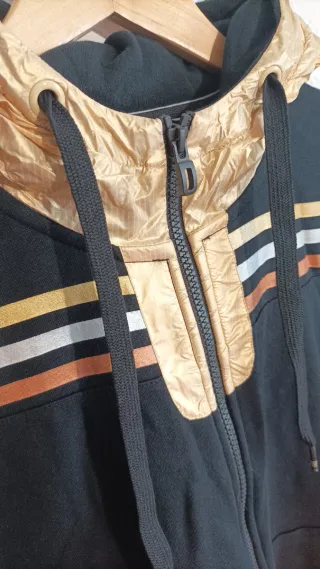 Sudadera Adidas Olímpica Negra y Dorada