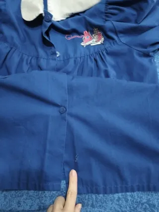 2 grembiuli bambina 7-8 anni