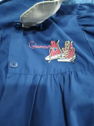 2 grembiuli bambina 7-8 anni