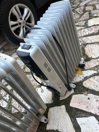 3 Radiadores Eléctricosfuncionan