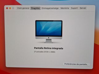 ORDENADOR IMAC 27 RETINA 5K (2014) 32 GB de RAM