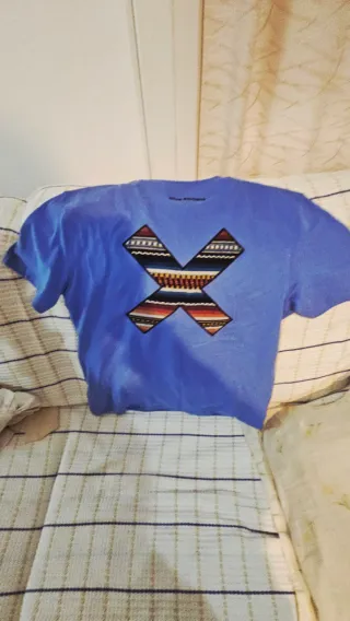 Camiseta Blue Banana Talla M Unisex Celeste