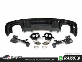 DIFUSOR TRASERO PARA AUDI A4 B9 BERLINA / AVANT S-LINE 2019-2024