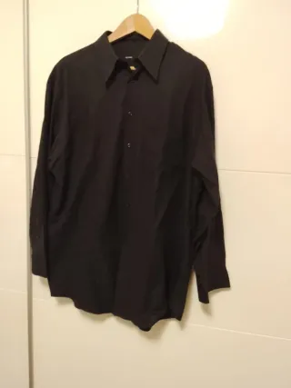 Camisa Negra 100% Algodón