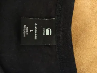 Camiseta G-Star Raw Negra Talla M