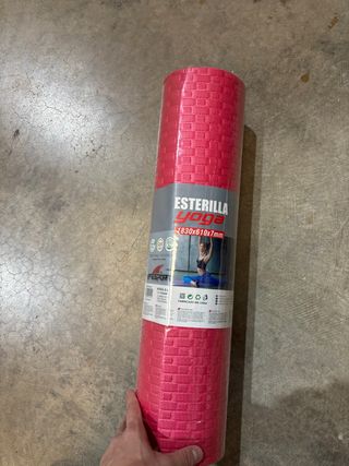 Esterilla Yoga LifeSport 183x61x7mm Rosa