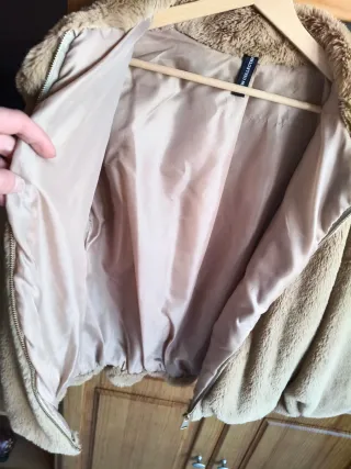 Cazadora juvenil beige