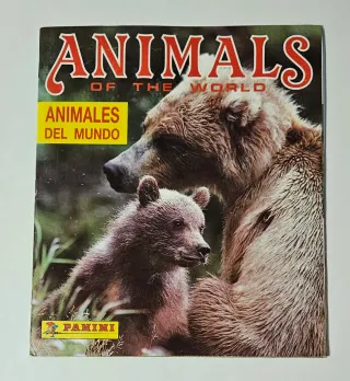 Album Panini Animales del Mundo