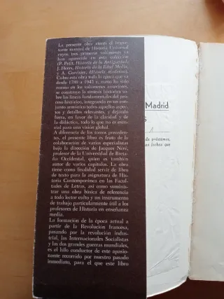 Historia contemporánea