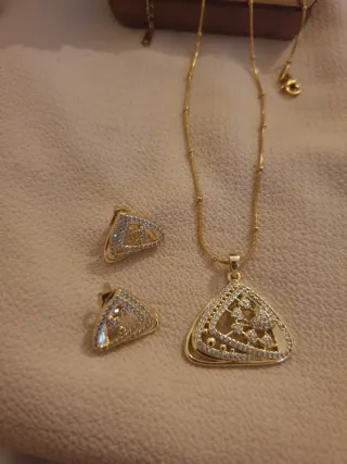 Conjunto Chapado en Oro