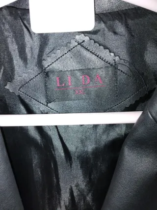 Chaqueta Lida Cuero Negra Talla XXL