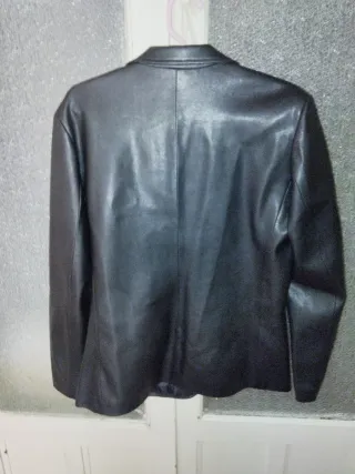 Chaqueta Lida Cuero Negra Talla XXL