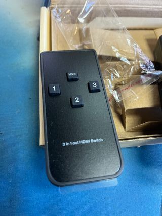 Switch HDMI 3 Puertos 4K - A estrenar