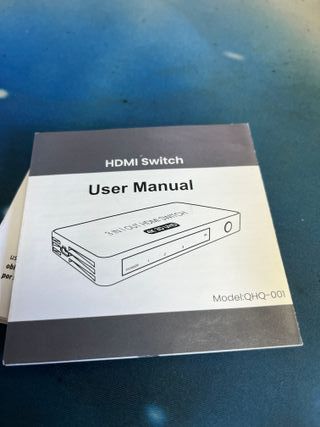Switch HDMI 3 Puertos 4K - A estrenar