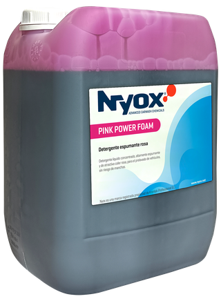 Nyox Pink Power Foam - Detergente rosa coche