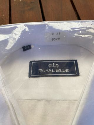 Camisa de vestir nueva Royal Blue m/l T-39