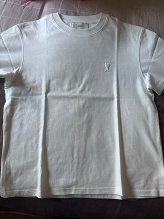 Camiseta Ami Paris Blanca Talla M Nueva